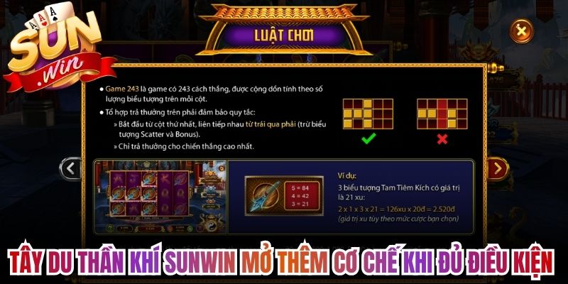 Tây du thần khí Sunwin mở thêm cơ chế khi đủ điều kiện