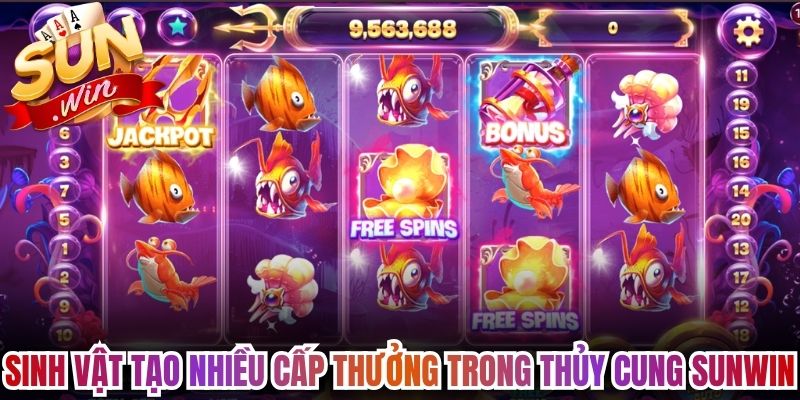 Sinh vật tạo nhiều cấp thưởng trong thủy cung Sunwin